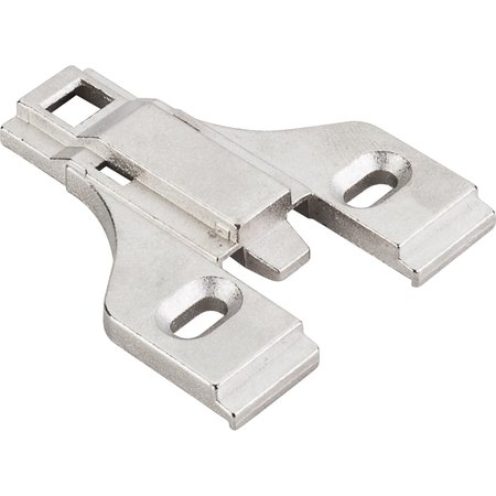 HARDWARE RESOURCES Heavy Duty 0 mm Non-Cam Adj Zinc Die Cast Plate without Screws for 500 Series Euro Hinges 400.3453.75